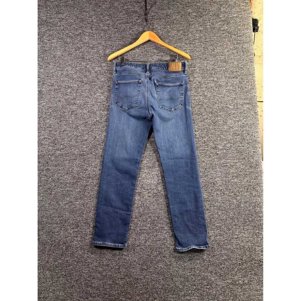 American Eagle Airflex+ Slim Straight Jeans Medium Wash Blue 30x30 Mens Womens